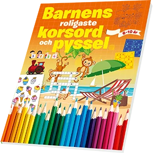 96. Barnens roligaste korsord och pyssel