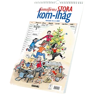 107. Familjens STORA kom-ihåg - kalender för 2025